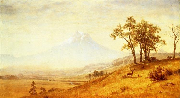 Albert Bierstadt Oil Painting Mount Hood